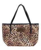 intoxicイントキシック）の古着「レオパードトートバッグ」｜オレンジ