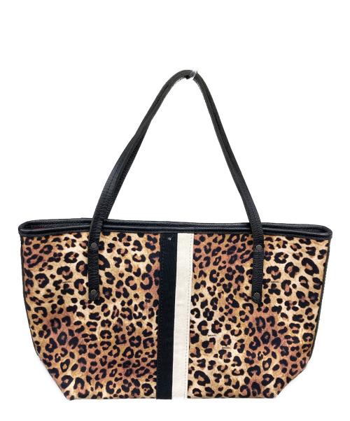 intoxic（イントキシック）intoxic (イントキシック) レオパードトートバッグ オレンジの古着・服飾アイテム