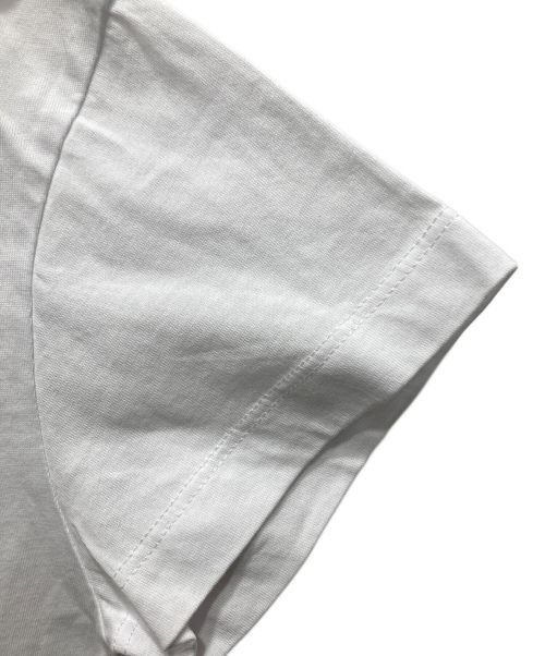 MONCLER（モンクレール）MONCLER (モンクレール) ロゴTシャツ／T-SHIRT GIROCOLLO ホワイト サイズ:Mの古着・服飾アイテム