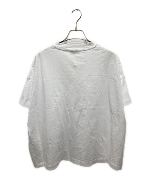 MONCLER（モンクレール）MONCLER (モンクレール) ロゴTシャツ／T-SHIRT GIROCOLLO ホワイト サイズ:Mの古着・服飾アイテム