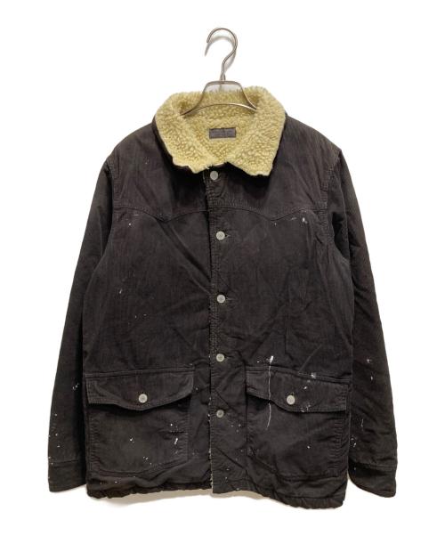 Ron Herman（ロンハーマン）Ron Herman (ロンハーマン) ペイント加工コーデュロイジャケット グレー サイズ:Mの古着・服飾アイテム