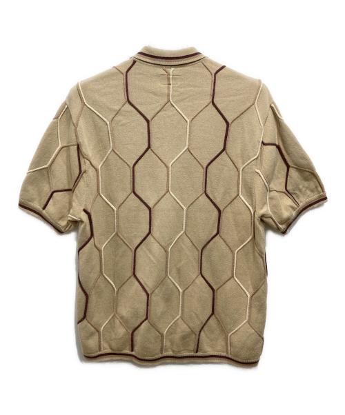 SUPREME（シュプリーム）SUPREME (シュプリーム) Hex Zip Up Polo ベージュ サイズ:Sの古着・服飾アイテム