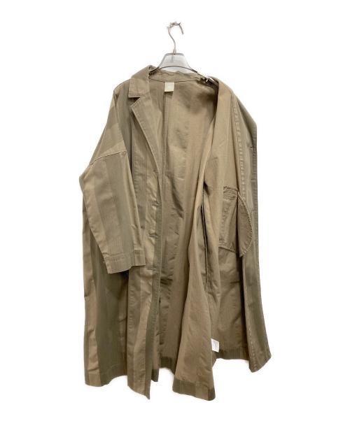 BASCO nest（バスコネスト）BASCO nest (バスコネスト) ロングコート オリーブ サイズ:2の古着・服飾アイテム