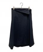 Y'S bis LIMIワイズビスリミ）の古着「ウールブレンドスカート」｜ブラック