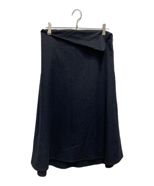 Y'S bis LIMI（ワイズビスリミ）Y'S bis LIMI (ワイズビスリミ) ウールブレンドスカート ブラック サイズ:Mの古着・服飾アイテム