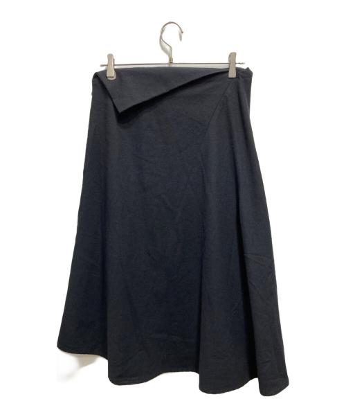 Y'S bis LIMI（ワイズビスリミ）Y'S bis LIMI (ワイズビスリミ) ウールブレンドスカート ブラック サイズ:Mの古着・服飾アイテム