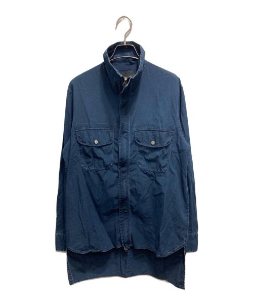 DIESEL Black Gold（ディーゼル ブラック ゴールド）DIESEL Black Gold (ディーゼル ブラック ゴールド) ハイジップジャケット インディゴ サイズ:44の古着・服飾アイテム