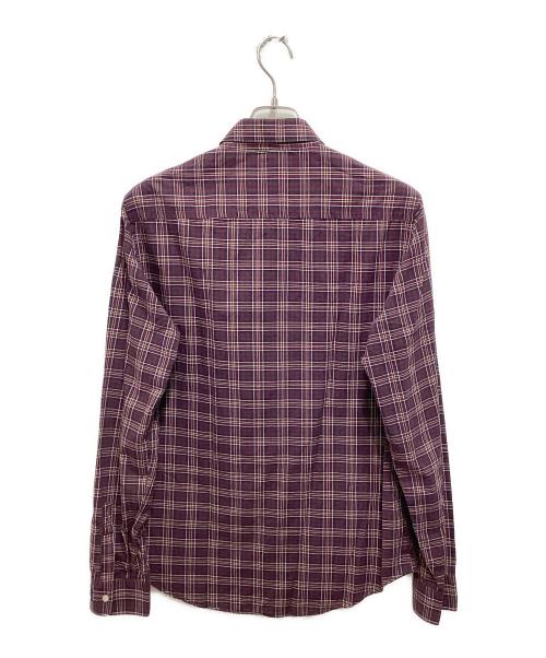KENZO（ケンゾー）KENZO (ケンゾー) チェックシャツ ブラウン サイズ:39の古着・服飾アイテム