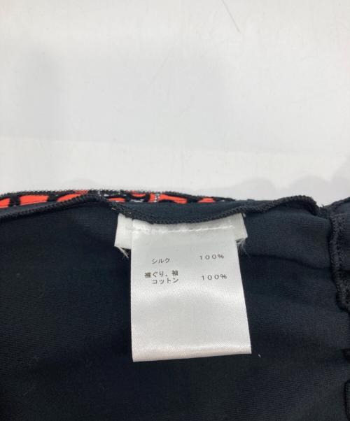 LOUIS VUITTON（ルイ ヴィトン）LOUIS VUITTON (ルイ ヴィトン) 切替半袖ワンピース レッド サイズ:Sの古着・服飾アイテム