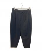 ENFOLDエンフォルド）の古着「ストレッチツータックスラックス」｜ブラック