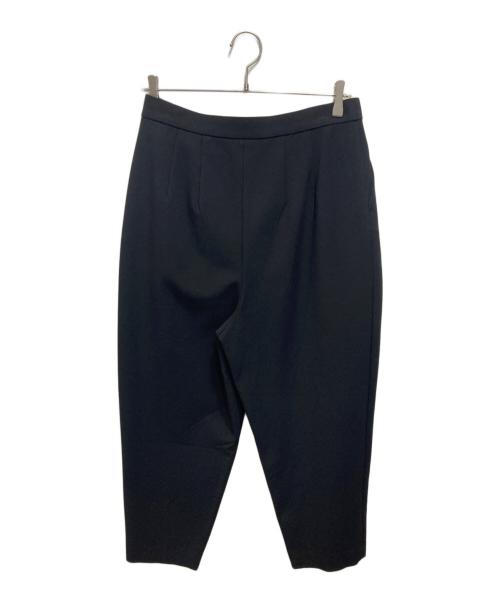 ENFOLD（エンフォルド）ENFOLD (エンフォルド) ストレッチツータックスラックス ブラック サイズ:40の古着・服飾アイテム