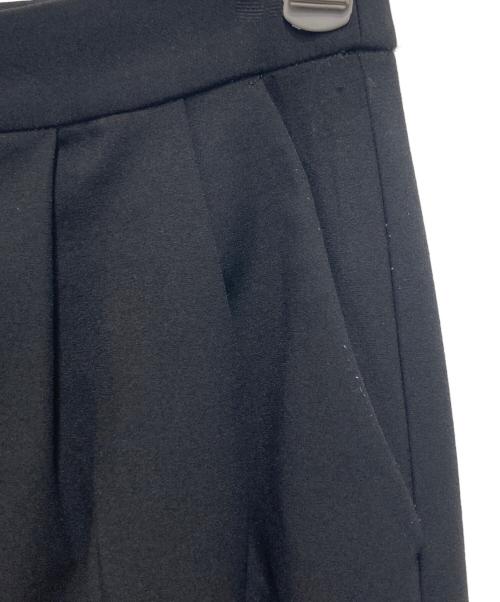 ENFOLD（エンフォルド）ENFOLD (エンフォルド) ストレッチツータックスラックス ブラック サイズ:40の古着・服飾アイテム