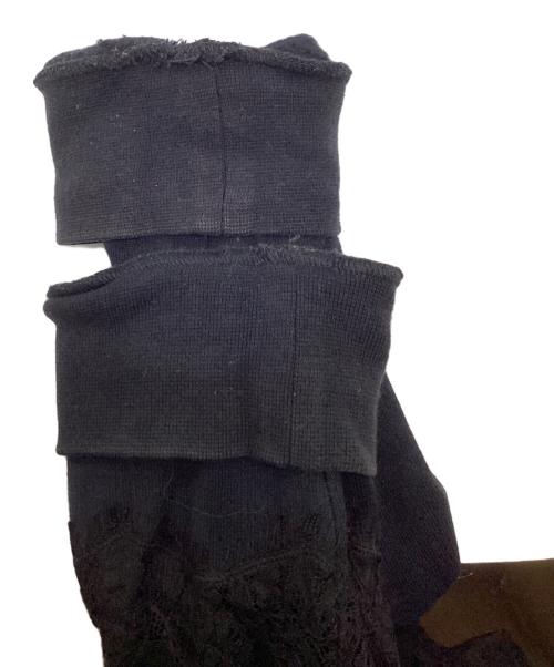 N°21 numero ventuno（ヌメロヴェントゥーノ）N°21 NUMERO VENTUNO (ヌメロヴェントゥーノ) 切り替えスウェット ブラック サイズ:Mの古着・服飾アイテム