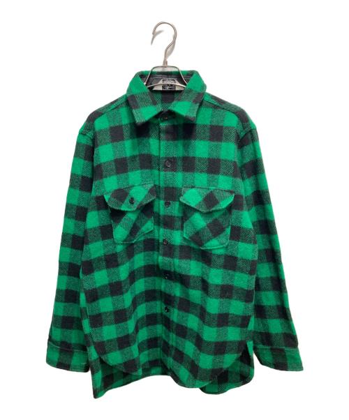 WOOLRICH（ウールリッチ）WOOLRICH (ウールリッチ) ビンテージネルジャケット グリーン サイズ:Sの古着・服飾アイテム