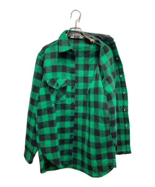 WOOLRICH（ウールリッチ）WOOLRICH (ウールリッチ) ビンテージネルジャケット グリーン サイズ:Sの古着・服飾アイテム