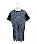 LOUIS VUITTONルイ ヴィトン）の古着「モノグラムシルクワンピース」｜スカイブルー