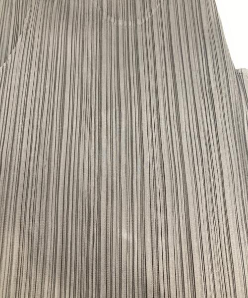 PLEATS PLEASE（プリーツプリーズ）PLEATS PLEASE (プリーツプリーズ) プリーツノースリーブカットソー ブラウン サイズ:Ｌの古着・服飾アイテム