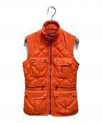 RALPH LAURENラルフローレン）の古着「ダウンベスト」｜オレンジ