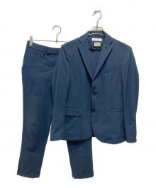 BEAUTY&YOUTH（ビューティーアンドユース）の古着「ドライシアサッカーセットアップ」｜ネイビー