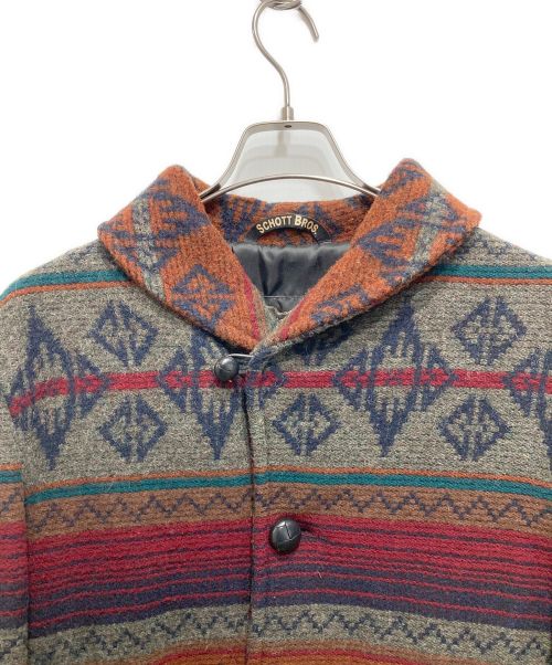 SCHOTT BROS.（ショット）SCHOTT BROS. (ショットブロス) ブランケットジャケット ブラウン サイズ:38の古着・服飾アイテム