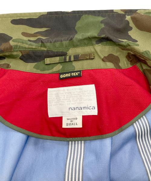nanamica（ナナミカ）nanamica (ナナミカ) GORE-TEX ステンカラーコート カーキ サイズ:smallの古着・服飾アイテム