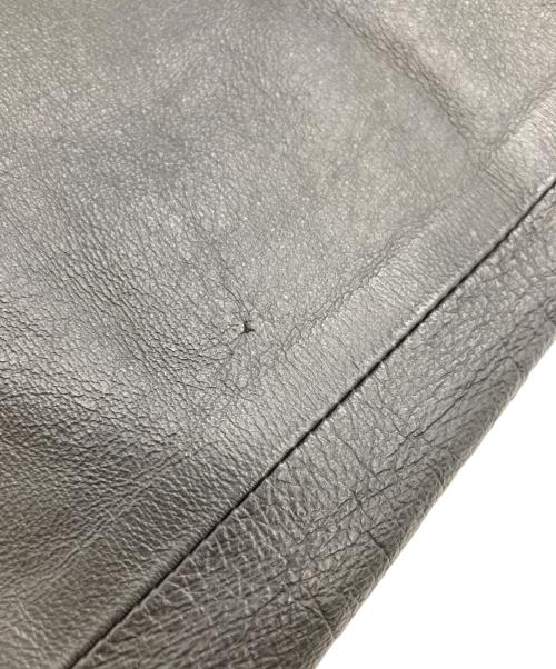 otto collection（オットーコレクション）otto collection (オットーコレクション) ダッフルレザーコート ブラック サイズ:Mの古着・服飾アイテム