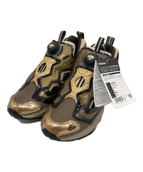 REEBOK（リーボック）REEBOK (リーボック) ローカットスニーカー／FURY DMX TXT ゴールド サイズ:25の古着・服飾アイテム