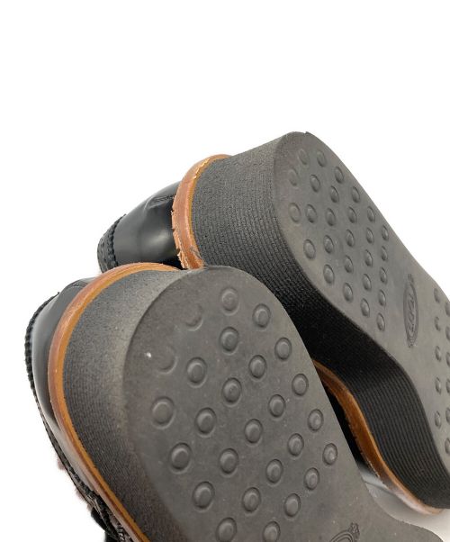 TOD'S（トッズ）TOD'S (トッズ) ウイングチップ タッセル レースアップ 厚底 フラット シューズ/Derby ブラック サイズ:341/1の古着・服飾アイテム