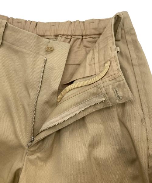 MORRIS&SONS（モリスアンドサンズ）MORRIS&SONS (モリスアンドサンズ) 1プリーツテーパードパンツ ベージュ サイズ:Sの古着・服飾アイテム