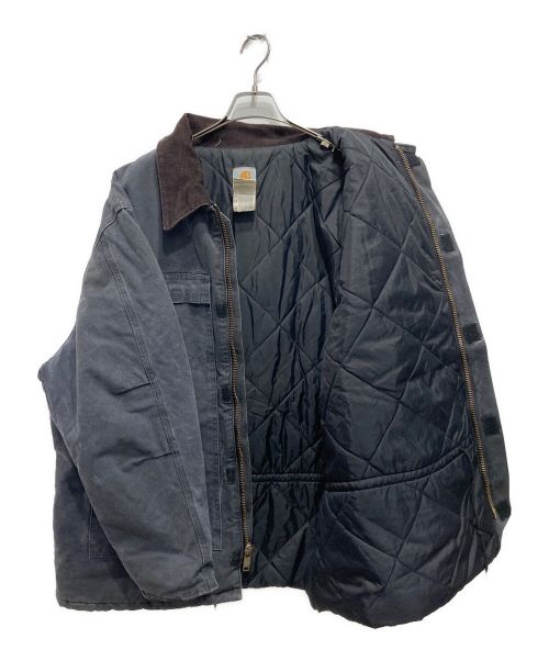 CarHartt（カーハート）CarHartt (カーハート) サンドストーンダック アークティック キルト ラインド コート ネイビー サイズ:XXLの古着・服飾アイテム
