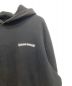 中古・古着 CHROME HEARTS (クロムハーツ) DAGGER EYE CHART HD PLVR ダガーアイチャートプルオーバーフーディ ブラック サイズ:XL：82000円