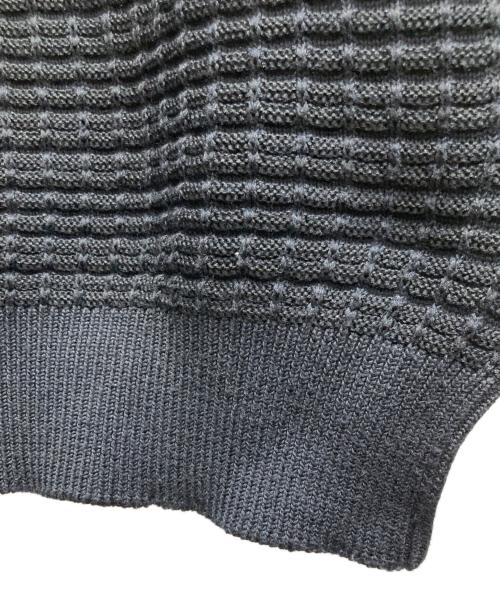 MAISON SPECIAL（メゾンスペシャル）MAISON SPECIAL (メゾンスペシャル) エアリーメッシュニットポロシャツ ブラック サイズ:1の古着・服飾アイテム