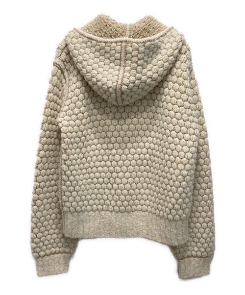 HERMES（エルメス）HERMES (エルメス) カシミアブレンドダブルジップパーカー ベージュ サイズ:38の古着・服飾アイテム