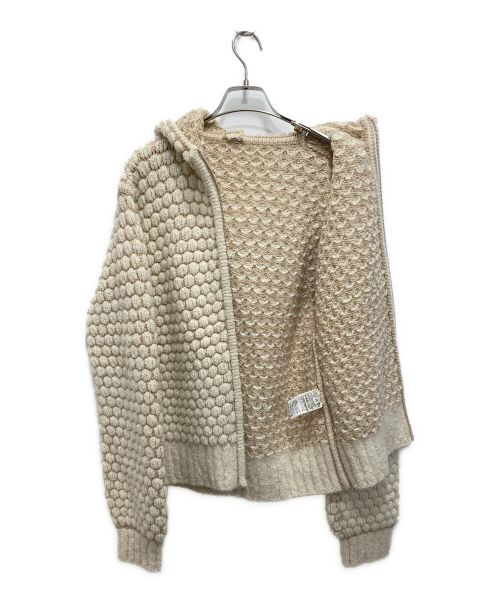 HERMES（エルメス）HERMES (エルメス) カシミアブレンドダブルジップパーカー ベージュ サイズ:38の古着・服飾アイテム