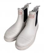 HUNTERハンター）の古着「レインブーツ／コマンドチェルシーブーツ」｜ホワイト