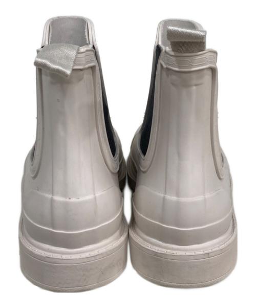 HUNTER（ハンター）HUNTER (ハンター) レインブーツ／コマンドチェルシーブーツ ホワイト サイズ:UK 6の古着・服飾アイテム