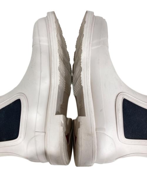 HUNTER（ハンター）HUNTER (ハンター) レインブーツ／コマンドチェルシーブーツ ホワイト サイズ:UK 6の古着・服飾アイテム