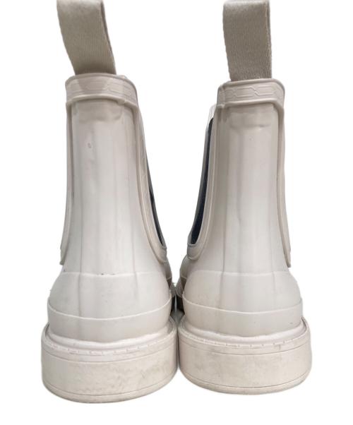HUNTER（ハンター）HUNTER (ハンター) レインブーツ／コマンドチェルシーブーツ ホワイト サイズ:UK 6の古着・服飾アイテム