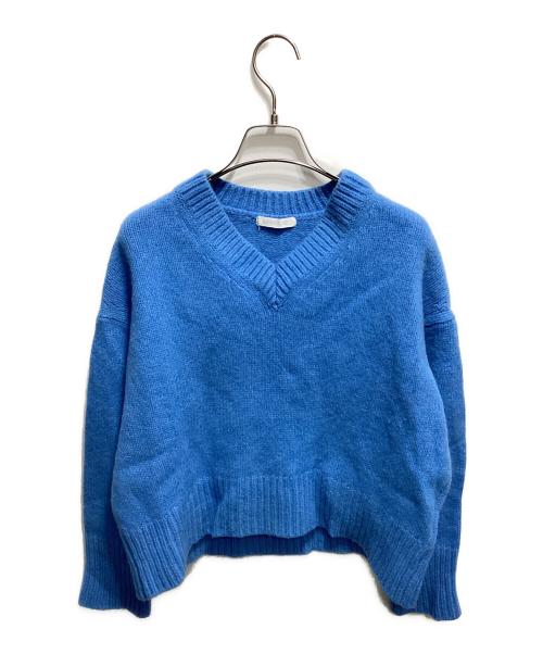 GALERIE VIE（ギャルリーヴィー）GALERIE VIE (ギャルリーヴィー) Vネックプルオーバー ブルー サイズ:Sの古着・服飾アイテム