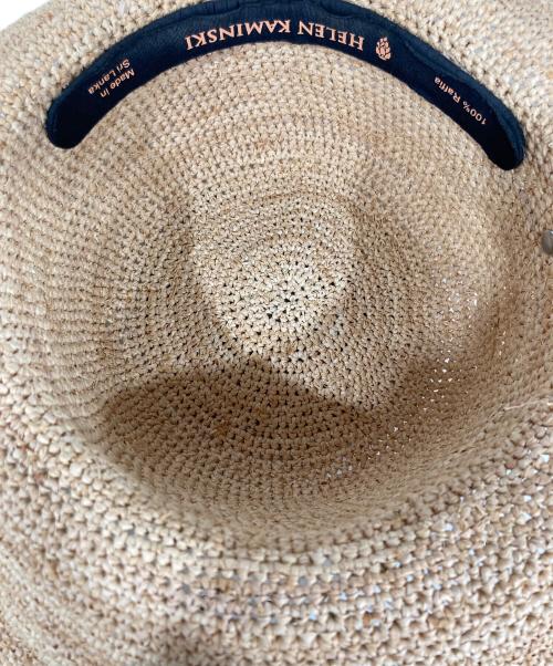 HELEN KAMINSKI（ヘレンカミンスキー）HELEN KAMINSKI (ヘレンカミンスキー) ラフィアハット ベージュの古着・服飾アイテム