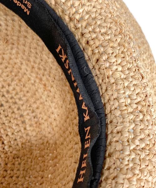 HELEN KAMINSKI（ヘレンカミンスキー）HELEN KAMINSKI (ヘレンカミンスキー) ラフィアハット ベージュの古着・服飾アイテム