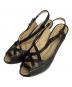PELLICO（ペリーコ）の古着「ストラップヒールサンダル」｜ブラック