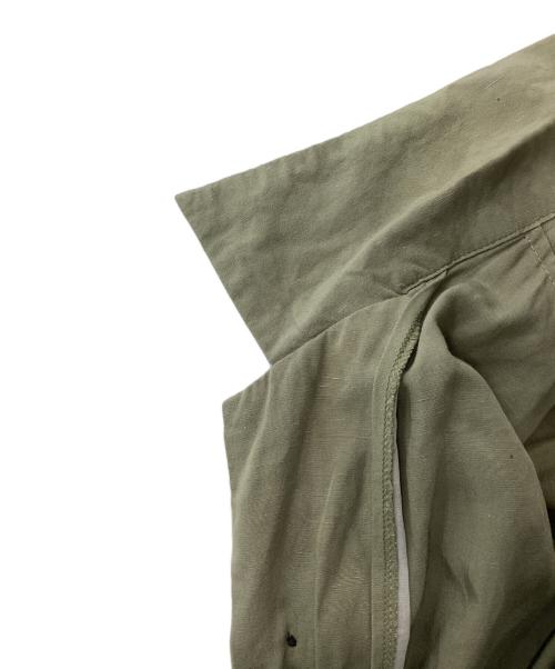 MARKA（マーカ）MARKA (マーカ) サイドスリッドオープンカラーシャツ グリーン サイズ:Sの古着・服飾アイテム