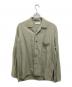 MARKA（マーカ）の古着「サイドスリッドオープンカラーシャツ」｜グリーン