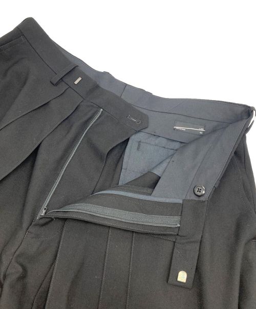 LAD MUSICIAN（ラッドミュージシャン）LAD MUSICIAN (ラッドミュージシャン) ウールギャバ袴スラックス ブラック サイズ:44の古着・服飾アイテム