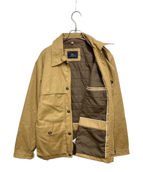LACOSTE（ラコステ）LACOSTE (ラコステ) サファリジャケット ブラウン サイズ:48の古着・服飾アイテム