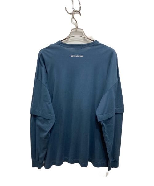 COOTIE PRODUCTIONS（クーティープロダクツ）COOTIE PRODUCTIONS (クーティープロダクツ) ロングスリーブカットソー ネイビー サイズ:Mの古着・服飾アイテム