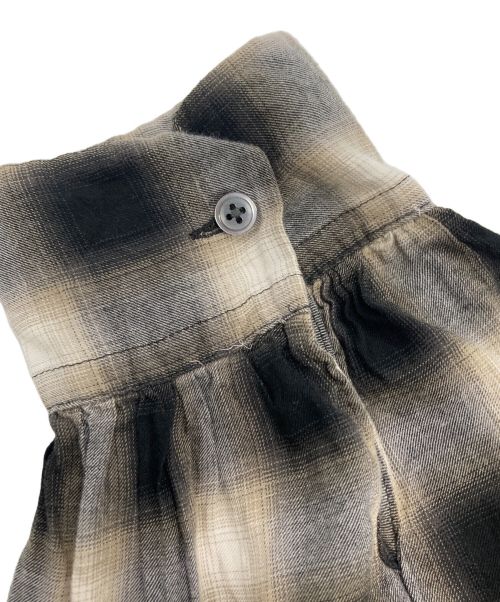 PENNEYS（ペニーズ）PENNEYS (ペニーズ) TOWN CRAFT (タウンクラフト) オンブレチェックシャツ ブラック サイズ:Lの古着・服飾アイテム