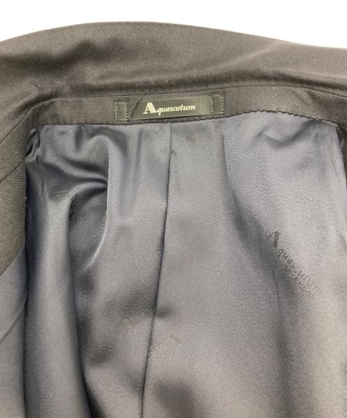 Aquascutum（アクアスキュータム）Aquascutum (アクアスキュータム) 金ボタンテーラードジャケット ブラック サイズ:98AB6の古着・服飾アイテム