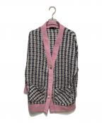 Sister Janeシスタージェーン）の古着「ツイードカーディガン」｜ピンク